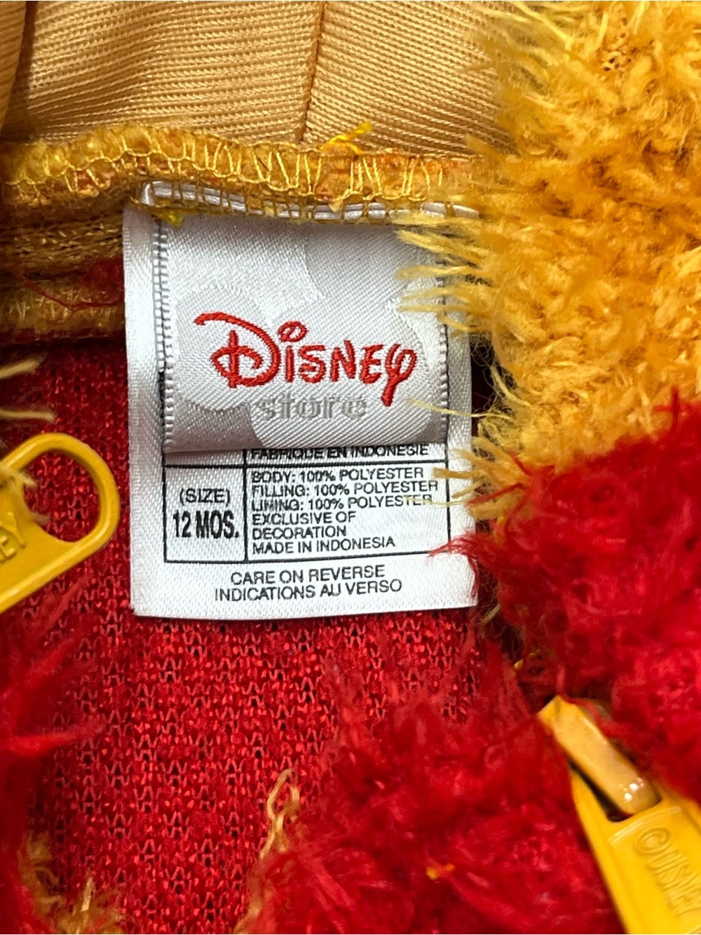 Disney Winnie the Pooh Halloween Costume Infant Size 12 Months - Picture 3 of 5